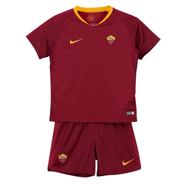 Maillot Football AS Roma Domicile Enfant 2018-19 Rouge